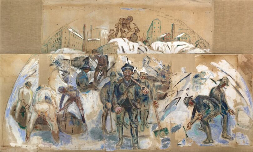 Construction workers on a site